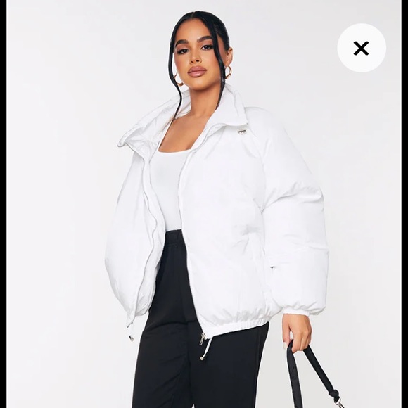 Pretty Little Thing Puff Jacket size 8 US - Picture 2 of 12